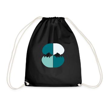 Perch Fishing Rod - Drawstring Bag - black - Front
