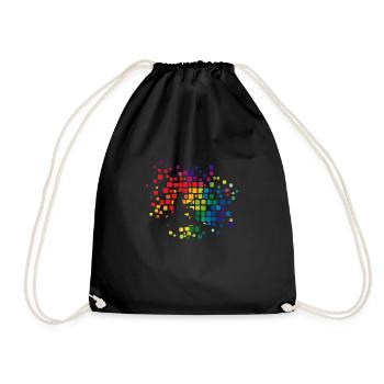 Pêche Pêcheurs à la ligne - Sac de sport léger - noir - Devant