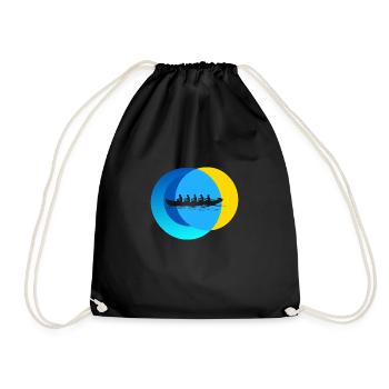 Rameurs de régate aquatique - Sac de sport léger - noir - Devant