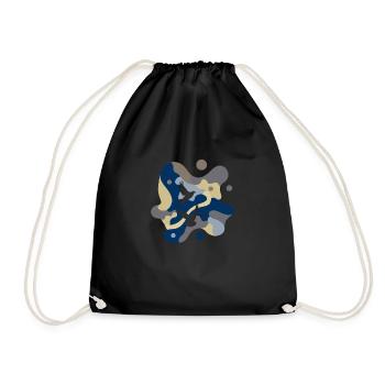 Doves Dove of Peace Dove Manure - Drawstring Bag - black - Front