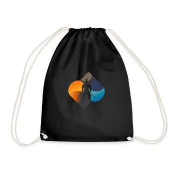 Ninja Japan Karate - Drawstring Bag - black - Front