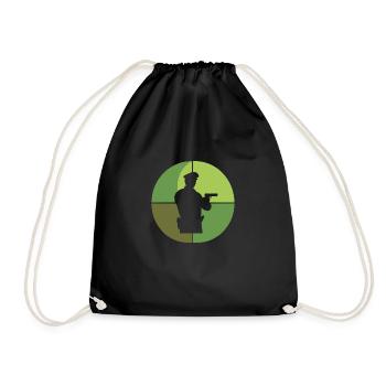 Police Security - Drawstring Bag - black - Front