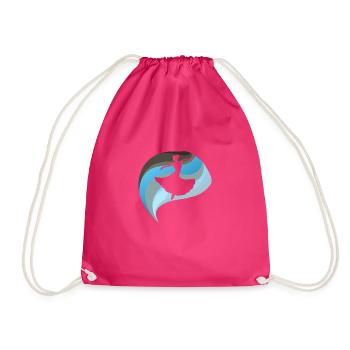 Dance Sport Modern Dance Class - Drawstring Bag - fuchsia - Front