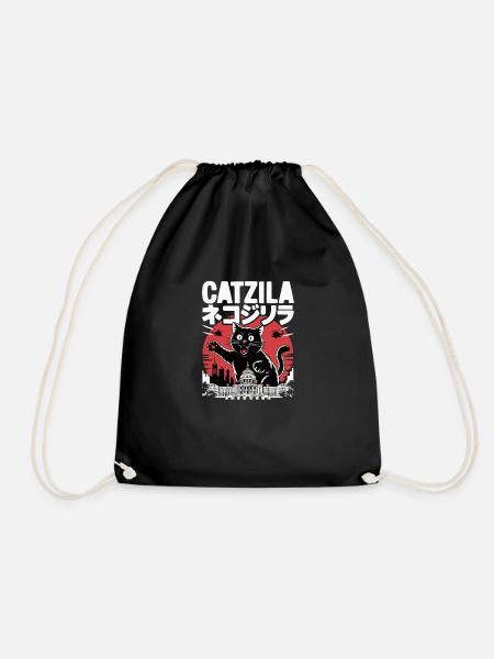 Catzilla Catzilla - Turnbeutel - Schwarz
