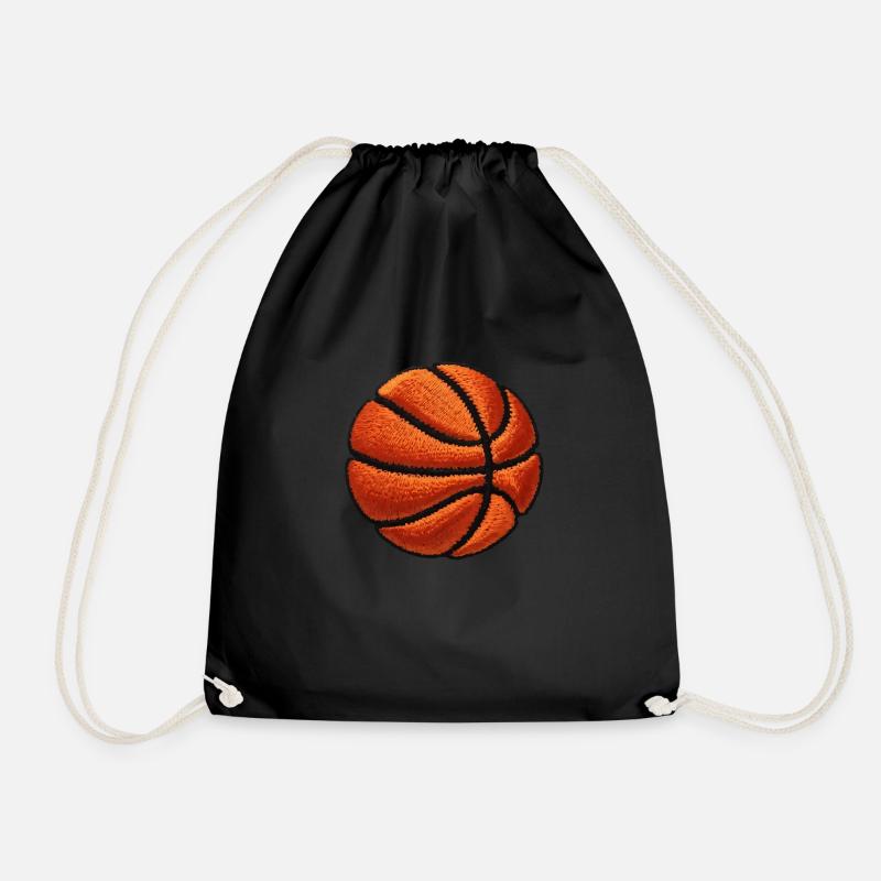 Embroidered sneakers - Drawstring Bag - black