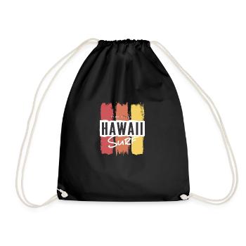 Hawaii Surf Vintage - Sac de sport léger - noir - Devant