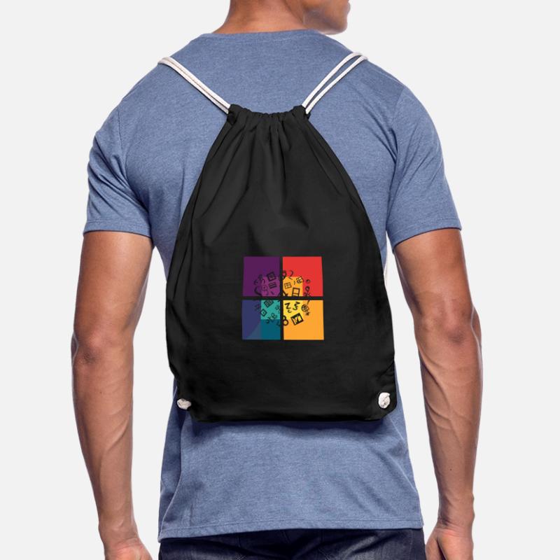 Math Mathematics Problem Statement Drawstring Bag