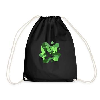 Colombe de la Paix Colombe Pigeon Oeufs - Sac de sport léger - noir - Devant