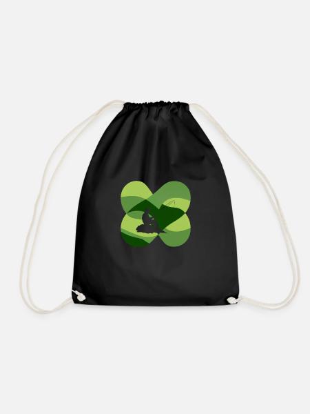 Fishing Carp Fishing Fishing - Drawstring Bag - black