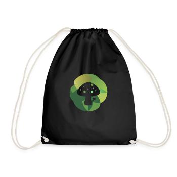 Mushrooms Sponges Poisonous - Drawstring Bag - black - Front