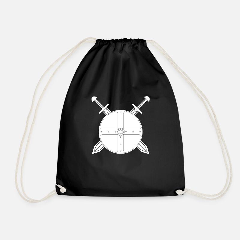 Viking - Drawstring Bag - black