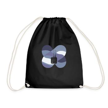 Fréquence des radioamateurs - Sac de sport léger - noir - Devant