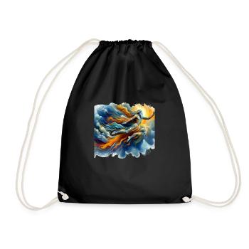 Homme Divin - Sac de sport léger - noir - Devant