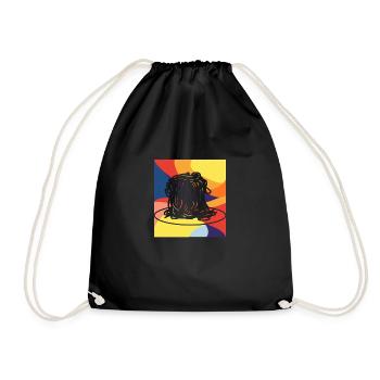 Lasagne aux pâtes - Sac de sport léger - noir - Devant