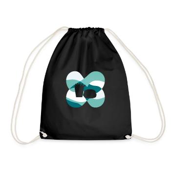 Fast Food Cheeseburger Burger Joint - Drawstring Bag - black - Front