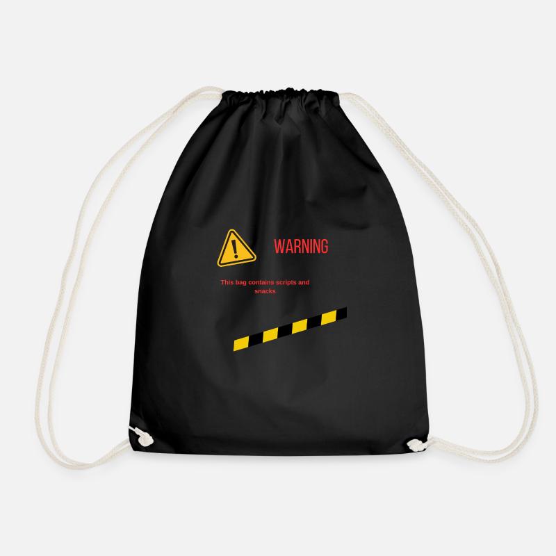Hazardous materials! - Drawstring Bag - black
