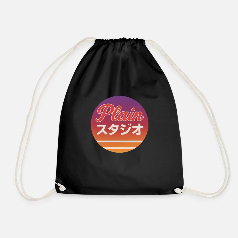 Plain Studio JapanStyle - Drawstring Bag - black
