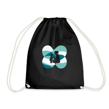 Babysitter Children's Story - Drawstring Bag - black - Front