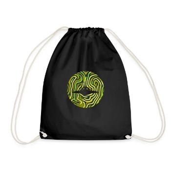 Spaceship Mars Space - Drawstring Bag - black - Front