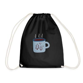 Hot Tea - Drawstring Bag - black - Front