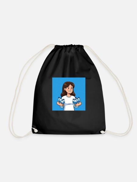 VU WaterSaleFemale - Drawstring Bag - black