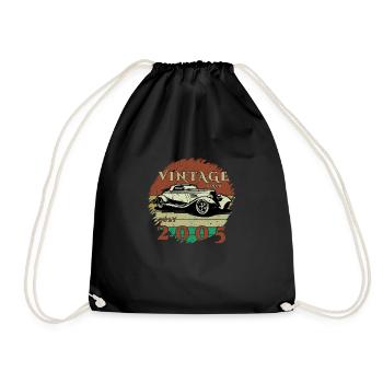 20ème Anniversaire - Classique - Millésime depuis 07/2005 - Sac de sport léger - noir - Devant