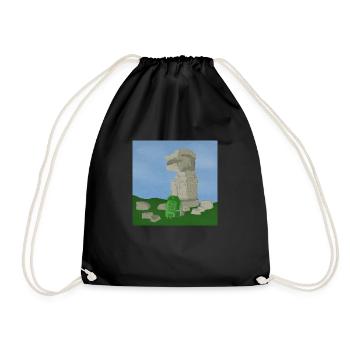 Dartmoor Walk #1 - Drawstring Bag - black - Front