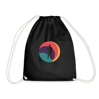 Officer Crime Police - Drawstring Bag - black - Front