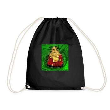 Buddha - Drawstring Bag - black - Front