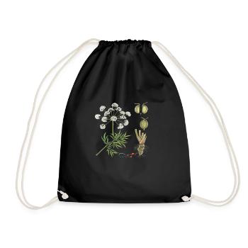 Cowbane - Drawstring Bag - black - Front