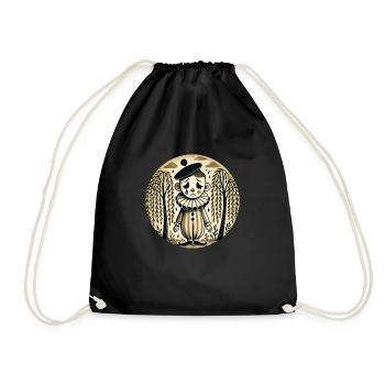 Sad Clown - Drawstring Bag - black - Front