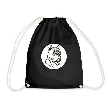 Cane Corso - Turnbeutel - Schwarz - Vorne