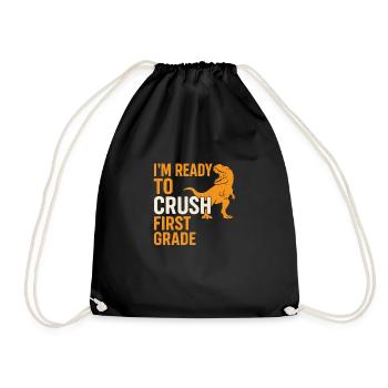 Retour à l’école - Sac de sport léger - noir - Devant