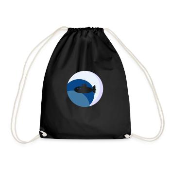 Submarine Submarine - Drawstring Bag - black - Front