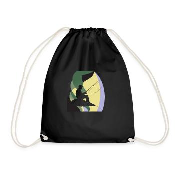 Pêche Matériel de pêche Pêche - Sac de sport léger - noir - Devant