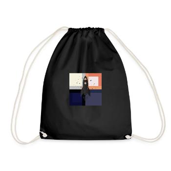 Astronomie spatiale Planètes - Sac de sport léger - noir - Devant