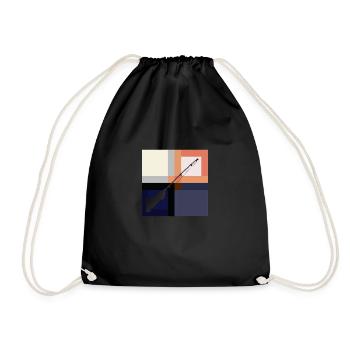 Pêche à l’aimant Pêche en lac - Sac de sport léger - noir - Devant