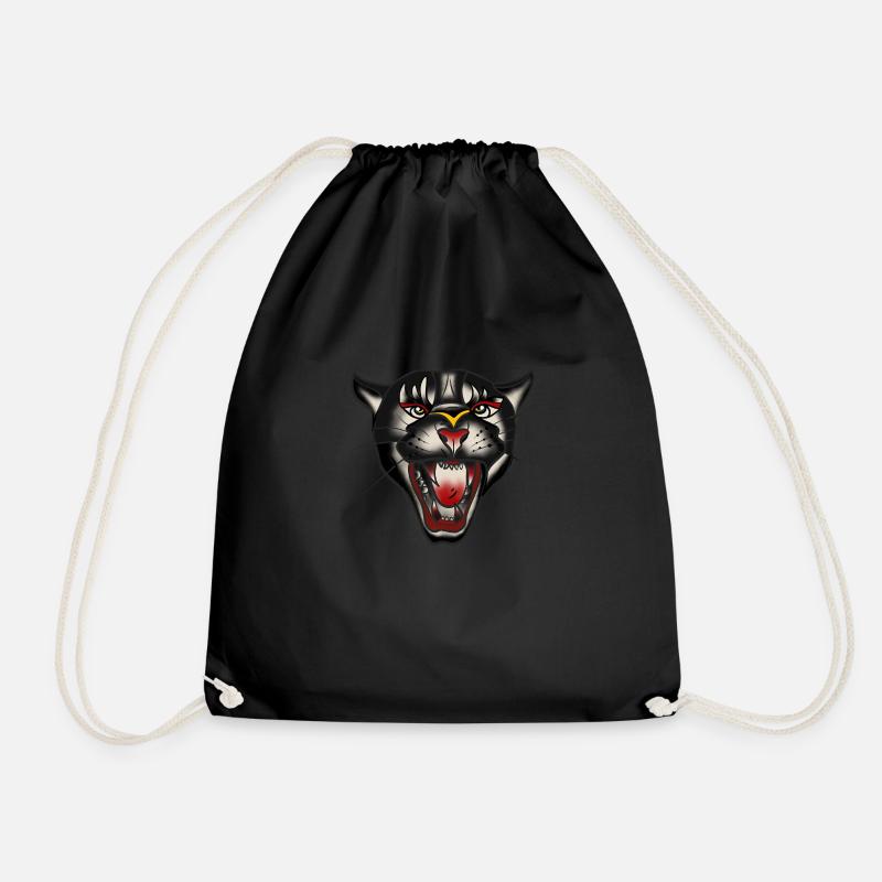 Dark Panther Old School - Turnbeutel - Schwarz