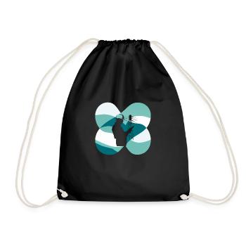 Electrician Power Circuit - Drawstring Bag - black - Front