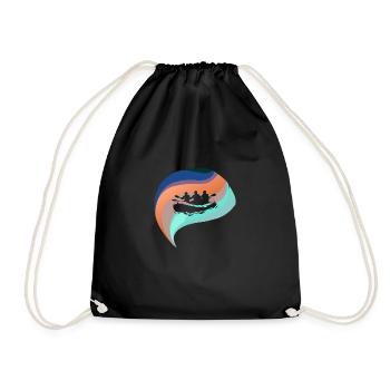 Aviron en eau vive - Sac de sport léger - noir - Devant