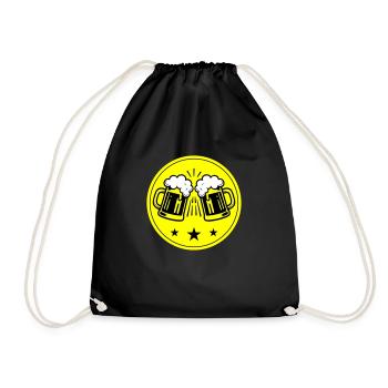 Icône de la fête de la bière - Sac de sport léger - noir - Devant