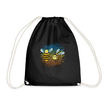 Insects - Drawstring Bag - black - Front