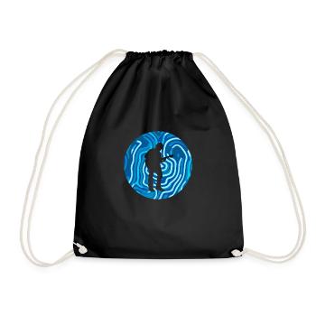 Bassiste, Guitariste Heavy - Sac de sport léger - noir - Devant