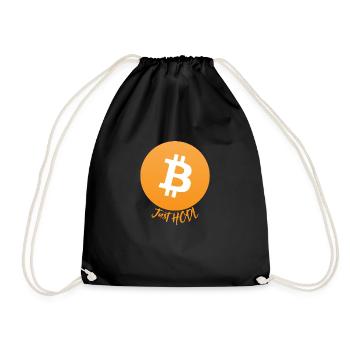 Bitcoin - Juste HODL - Sac de sport léger - noir - Devant