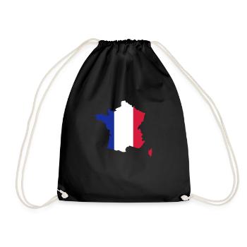 France - Turnbeutel - Schwarz - Vorne