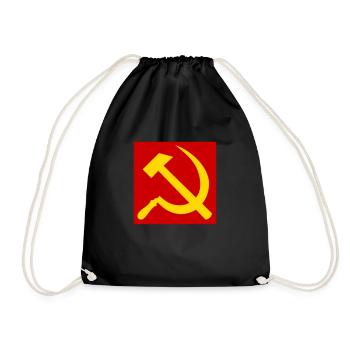 Hammer & Scicle - Drawstring Bag - black - Front