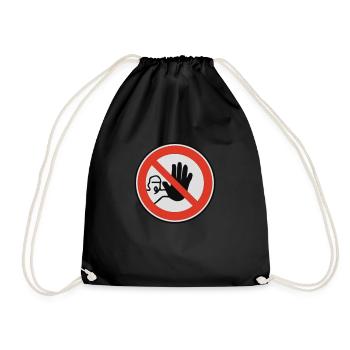 Stop There - Drawstring Bag - black - Front