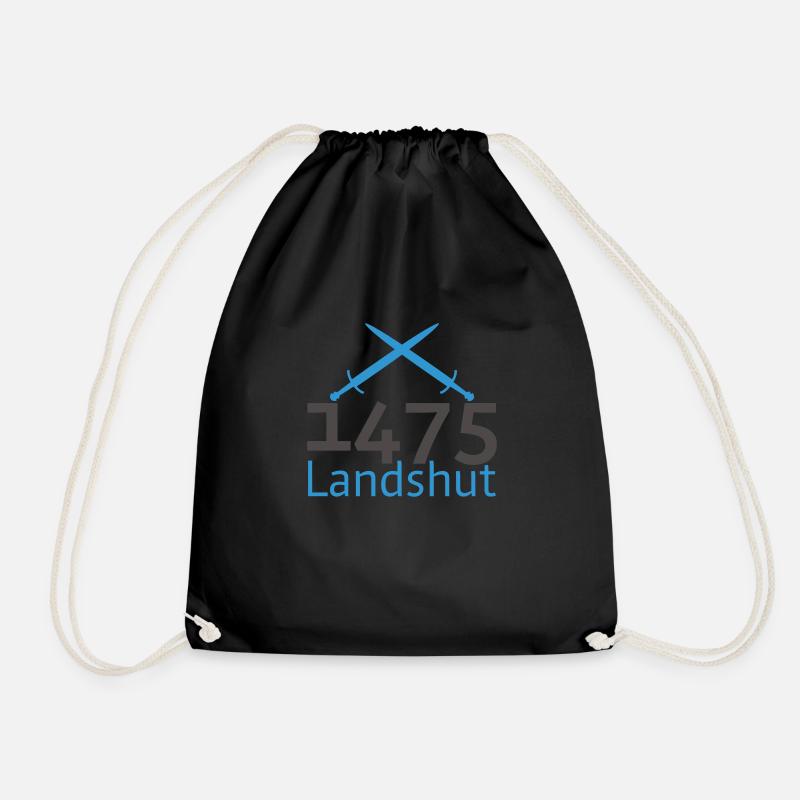 Landshut1475 - Turnbeutel - Schwarz