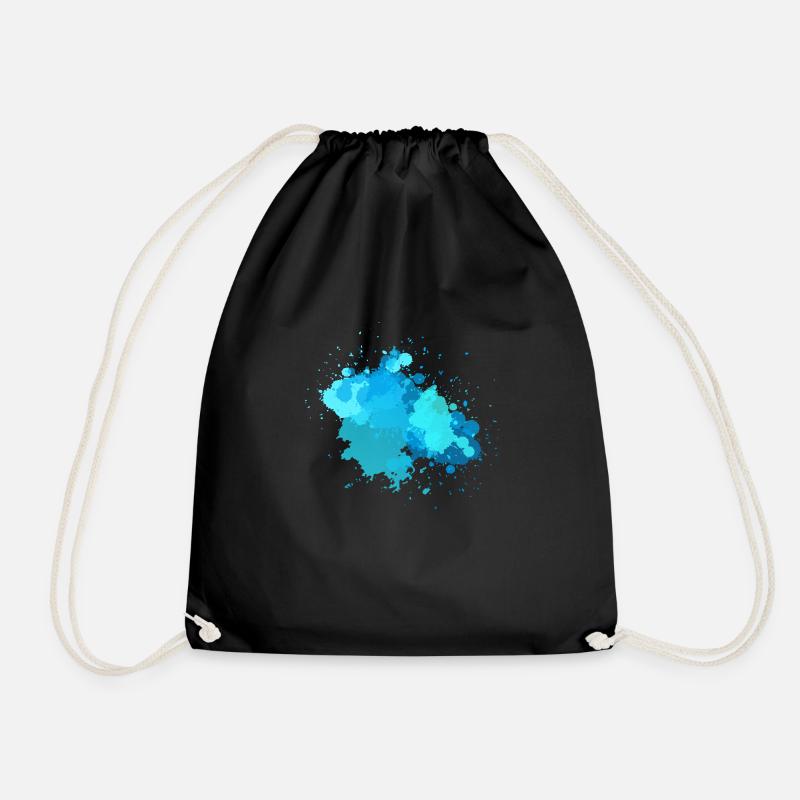 Aquarelle Splash - Sac de sport léger - noir