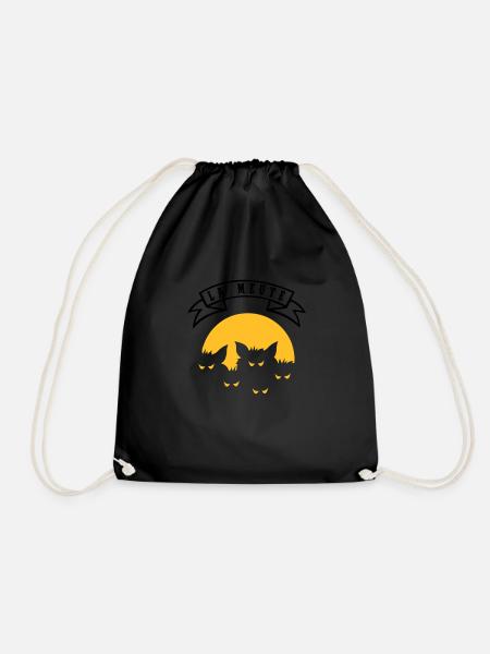 the pack - Drawstring Bag - black